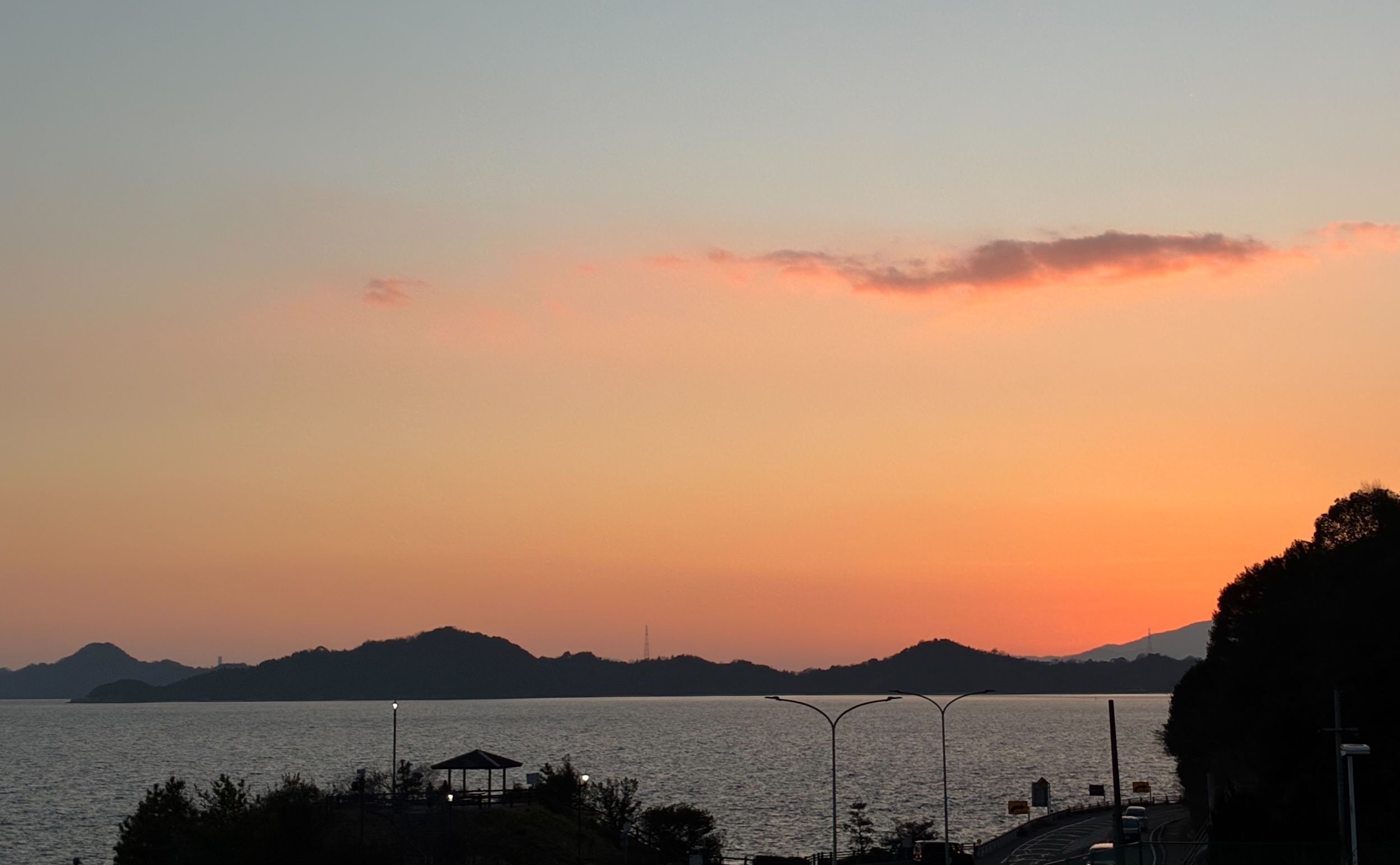 エデンの海ヒルズ 夕焼け